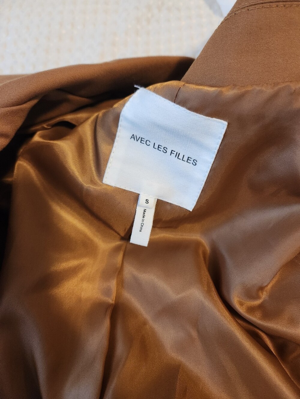 Avec Les Filles Women's Trench Coat Size Small - Picture 9 of 12
